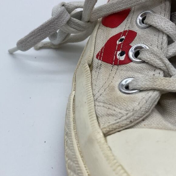 Mens Size 6 Converse Chuck 70 CDG Hi Multi Heart Shoes Sneakers 162972C - Picture 10 of 12